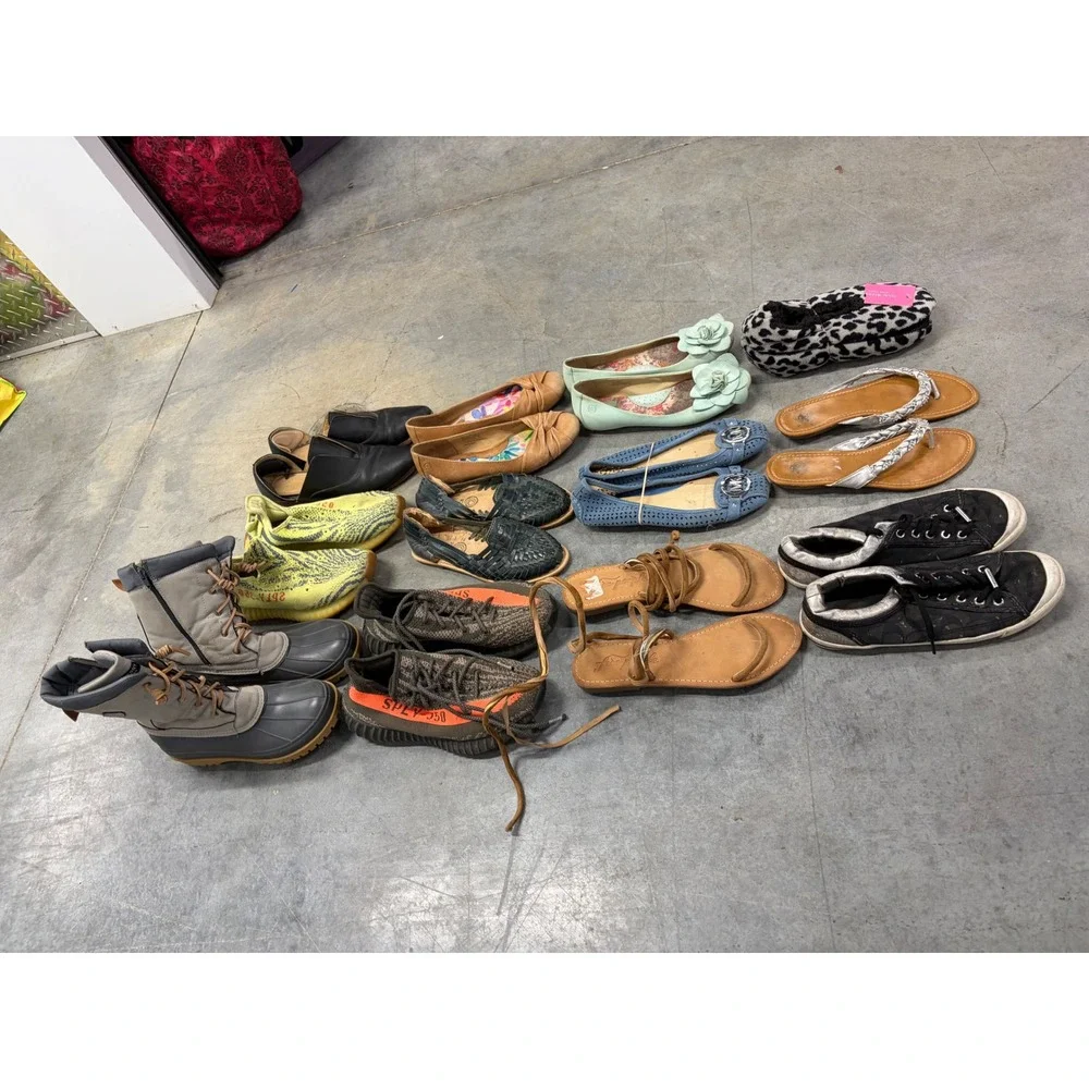 Yeezy, Free People, Coach, MK Mixed Women's 12 Pair Shoe Bundle NWT/FAIR